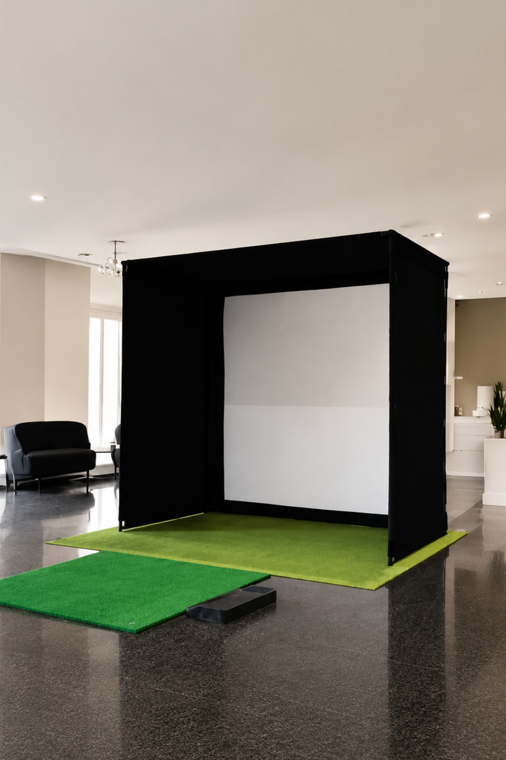 Box de Simulation Golf – Structure complète indoor en 6 tailles