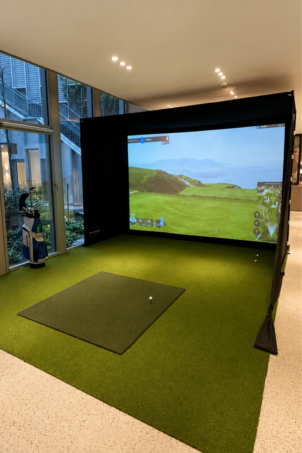 Box de Simulation Golf – Structure complète indoor en 6 tailles