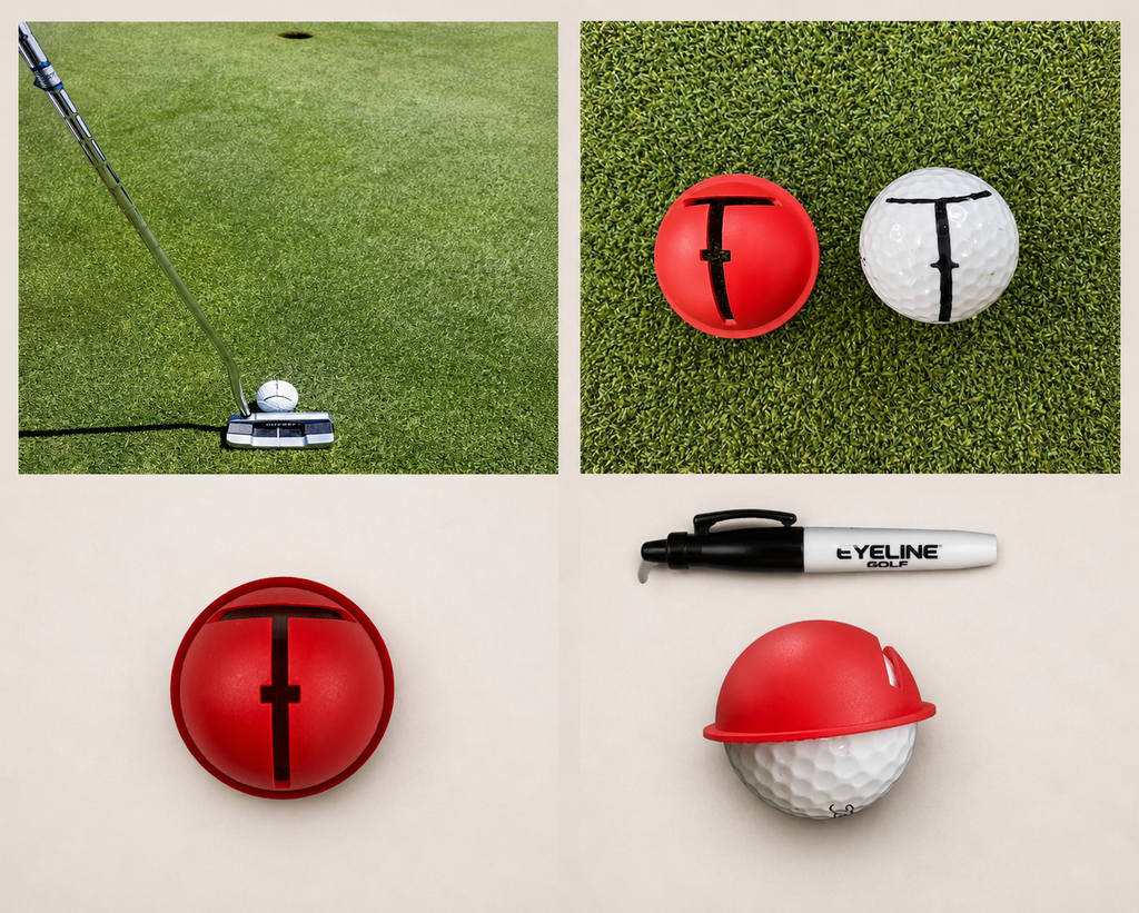 Impact Ball Liner – Pochoir d'alignement pour balle de golf