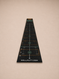 Tapis de Putting Wellputt 4 mètres Noir – Edition Black avec 50 exercices