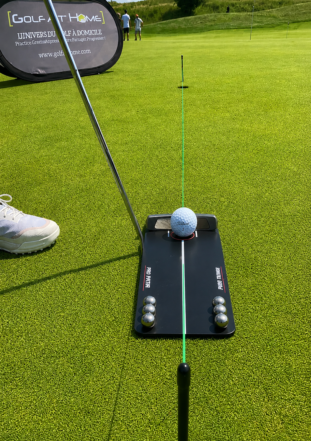 Tuteur de Putting – Outil 3 en 1 pour visée, alignement et sortie de balle