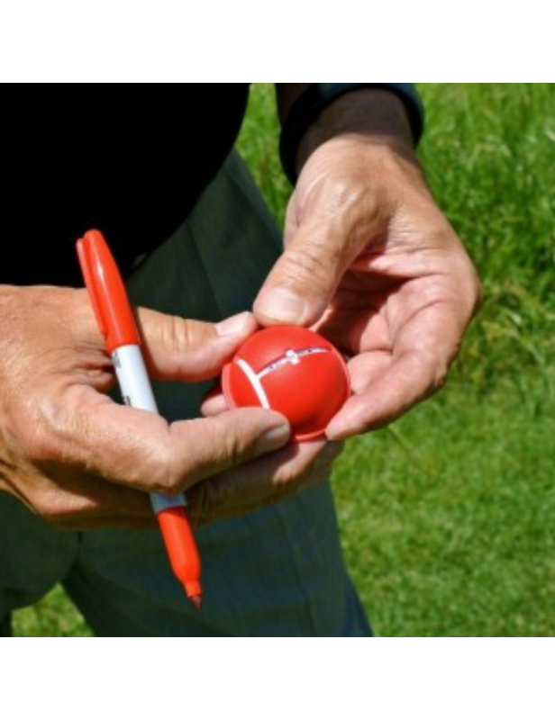 Impact Ball Liner – Pochoir d'alignement pour balle de golf