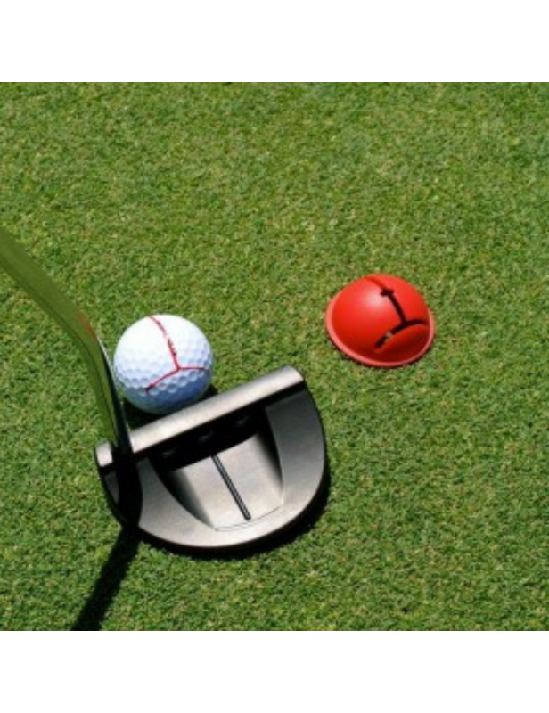 Impact Ball Liner – Pochoir d'alignement pour balle de golf