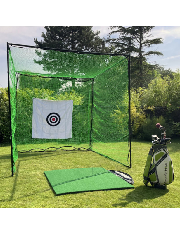 Pack Birdie – Cage de practice + tapis de golf au choix