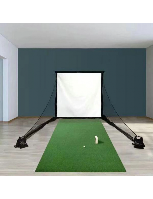Practice Net Pro Hybride – Filet de practice + écran de simulateur 2-en-1