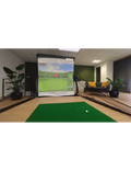 Practice Net Pro Hybride – Filet de practice + écran de simulateur 2-en-1